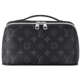 Louis Vuitton-LV Toiletry bag new canvas black-Black