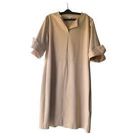 Cos Robe droite Beige