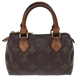 Louis Vuitton-Bolsa de mão LOUIS VUITTON Monogram Mini Speedy M41534 Autenticação de LV 75859-Monograma