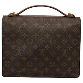 Louis Vuitton-Louis Vuitton Monogram Monceau 28 Bolso de mano 2camino M51185 LV Auth 75868-Monograma