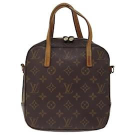 Louis Vuitton-Bolsa de mão LOUIS VUITTON Monograma Spontini 2maneira M47500 Autenticação de LV 76684-Monograma