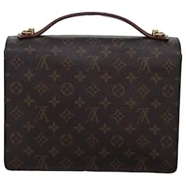 Louis Vuitton-Louis Vuitton Monogram Monceau 28 Bolso de mano 2camino M51185 LV Auth 75727-Monograma