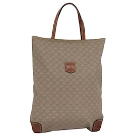 Céline-CELINE Macadam Toile Sac à Main Beige Authentique 76414-Beige