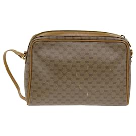 Gucci-GUCCI Micro GG Supreme Shoulder Bag PVC Beige 007 084 0014 auth 76091-Beige