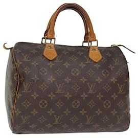 Louis Vuitton-Louis Vuitton Monogram Speedy 30 Hand Bag M41526 LV Auth 74346-Monogram