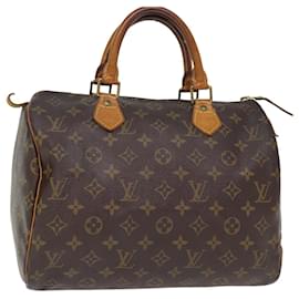 Louis Vuitton-Louis Vuitton Monogram Speedy 30 Bolsa de mão M41526 Autenticação de LV 74346-Monograma