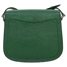 Louis Vuitton-Bolsa de ombro LOUIS VUITTON Epi Saint Cloud GM Verde M52194 Autenticação de LV 75878-Verde