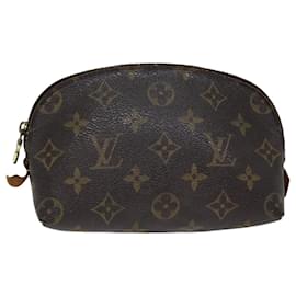 Louis Vuitton-LOUIS VUITTON Monogram Pochette Cosmetic PM Cosmetic Pouch M47515 Auth ar11888-Monogram