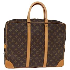 Louis Vuitton-LOUIS VUITTON Monogram Porte Documents Voyage Business Bag M53361 LV Auth 76619-Monogram