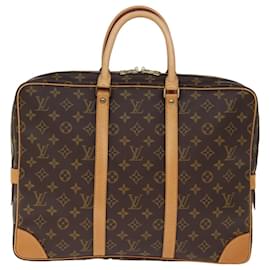 Louis Vuitton-LOUIS VUITTON Monogram Porte Documents Voyage Business Bag M53361 LV Auth 76619-Monogram