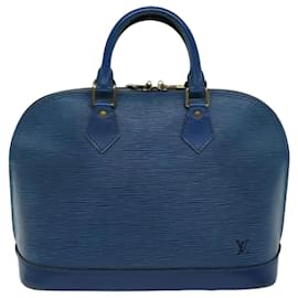 Louis Vuitton-LOUIS VUITTON Epi Alma Hand Bag Toledo Blue M52145 LV Auth 74269-Other