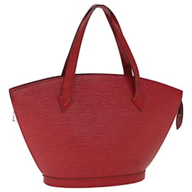 Louis Vuitton-LOUIS VUITTON Epi Saint Jacques Shoulder Bag Red M52277 LV Auth 76530-Red