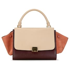 Céline-Petit Cartable Trapèze Tricolore Multi Celine-Multicolore