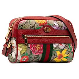 Gucci-Multi Gucci GG Flora Ophidia Crossbody-Multiple colors