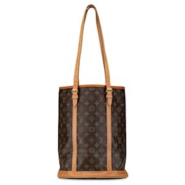 Louis Vuitton-Brown Louis Vuitton Monogram Bucket GM-Brown