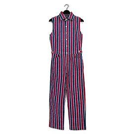 Mono 7 For All Mankind a Rayas Rojo Azul y Blanco Blanco Roja Azul Multicolor