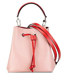 Louis Vuitton-Louis Vuitton Bolsa de couro Epi NeoNoe M54370 em muito bom estado-Rosa