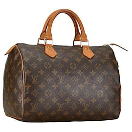 Louis Vuitton-Louis Vuitton Speedy 30 Canvas Handbag M41526 in good condition-Other