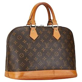 Louis Vuitton-Louis Vuitton Alma PM Canvas Handbag M51130 in good condition-Other