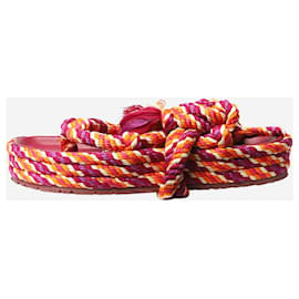 Isabel Marant-Purple and orange Erol rope sandals - size EU 37-Purple