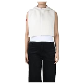 Autre Marque-White layered vest hoodie - size M-White