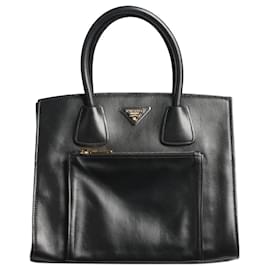 Prada-Black leather 2WAY bag-Black