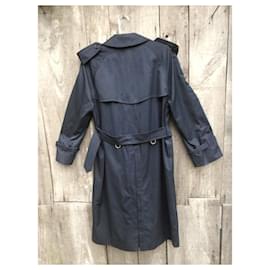 Burberry-Men Coats Outerwear-Navy blue