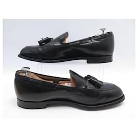 Autre Marque-ALDEN SHOES FOR BERTEIL ICON 10.5 US 42.5 POMPOM MOCCASINS SHOES-Black