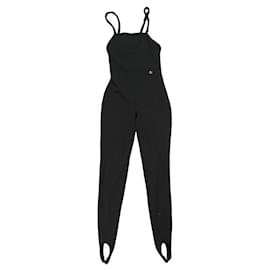 Chanel-NEW CHANEL P TROUSERS JUMPSUIT64465 M 38 BLACK BLACK JUMPSUIT TROUSERS-Black