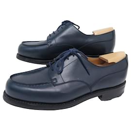 JM Weston-NEW JM WESTON DERBY LE GOLF SHOES 641 8E 42 wide 42.5 LEATHER NEW SHOES-Navy blue
