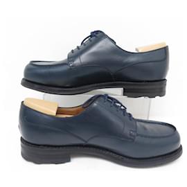 JM Weston-NEW JM WESTON DERBY LE GOLF SHOES 641 8E 42 wide 42.5 LEATHER NEW SHOES-Navy blue