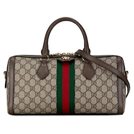 Gucci-Gucci GG Supreme Ophidia Handbag Canvas Handbag 524532 in good condition-Other
