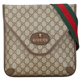 Gucci-Gucci GG Supreme Neo Vintage Medium Messenger Canvas Crossbody Bag 598604 in good condition-Other