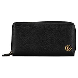 Gucci-Gucci GG Marmont Leather Zip Around Wallet Leather Long Wallet 428736 in good condition-Other