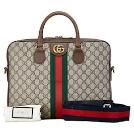 Gucci-Gucci GG Supreme Ophidia Handbag Canvas Handbag 574793 in good condition-Other