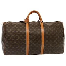 Louis Vuitton-Monograma de Louis Vuitton Keepall 60 Bolsa Boston M41422 LV Auth 76472-Monograma