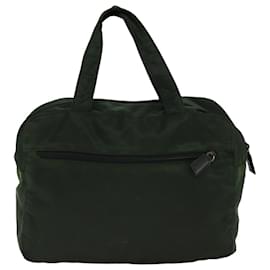 Prada-PRADA Hand Bag Nylon Khaki Auth 76455-Khaki