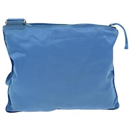 Prada-PRADA Shoulder Bag Nylon Light Blue Auth 75330-Light blue