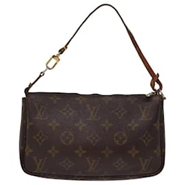 Louis Vuitton-LOUIS VUITTON Monogram Pochette Accessoires Pouch M51980 LV Auth ti1718-Monogram