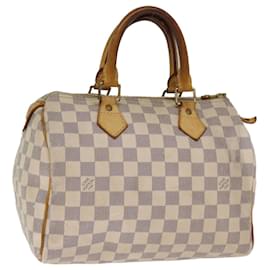 Louis Vuitton-Louis Vuitton Damier Azur Speedy 25 Bolsa de mão N41534 Autenticação de LV 76467-Outro