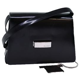 GUCCI Borsa a Spalla in Pelle Nera 007 2046 0270 auth 76731 Nero