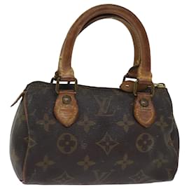 Louis Vuitton-Bolsa de mão LOUIS VUITTON Monogram Mini Speedy M41534 Autenticação de LV 75706-Monograma