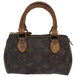 Louis Vuitton-Bolsa de mão LOUIS VUITTON Monogram Mini Speedy M41534 Autenticação de LV 75706-Monograma