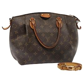 Louis Vuitton-Bolso de mano Turen PM con monograma de LOUIS VUITTON 2camino M48813 LV Auth 75208-Monograma