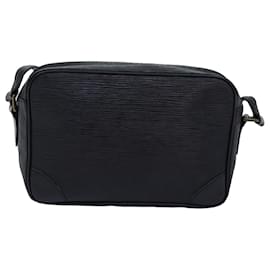 Louis Vuitton-LOUIS VUITTON Epi Trocadero 23 Bolsa de ombro preta M52302 Autenticação de LV 75879-Preto