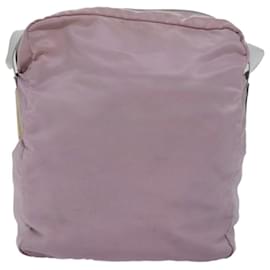 Prada-PRADA Shoulder Bag Nylon Pink Auth 75822-Pink