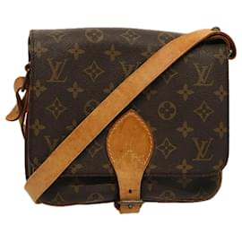 Louis Vuitton-LOUIS VUITTON Monogram Cartouchiere MM Shoulder Bag M51253 LV Auth hk1338-Monogram