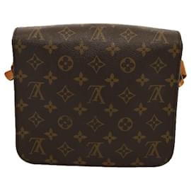 Louis Vuitton-LOUIS VUITTON Monogram Cartouchiere MM Shoulder Bag M51253 LV Auth hk1338-Monogram