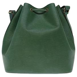 Louis Vuitton-LOUIS VUITTON Epi Petit Noe Bolso de hombro Verde M44104 LV Auth 75947-Verde