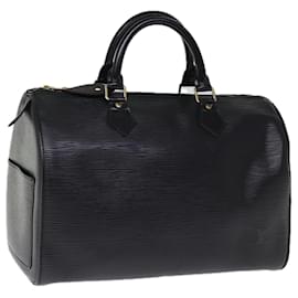 Louis Vuitton-Louis Vuitton Epi Speedy 30 Hand Bag Noir Black M43002 LV Auth 75933-Black
